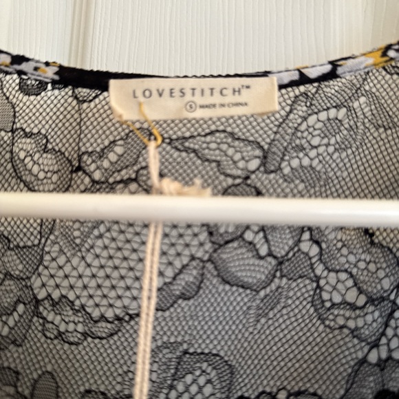 Lovestitch Black and White Floral Maxi Dress - Picture 2 of 3